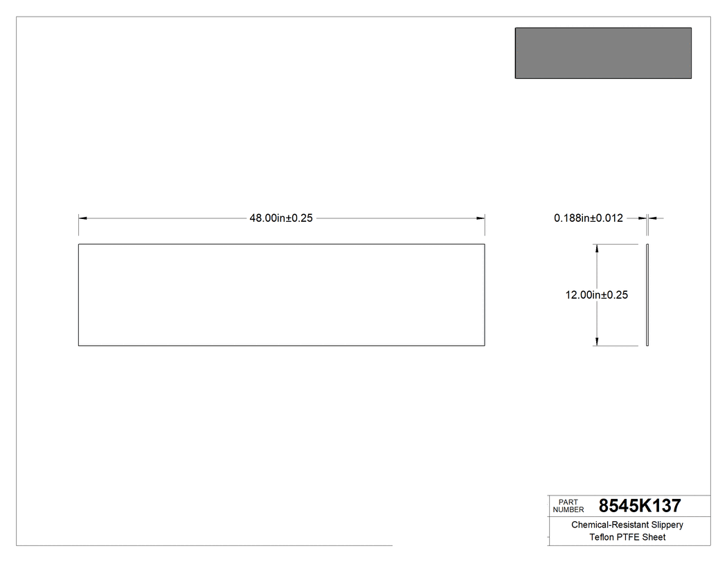 Technical drawing - 8545K137